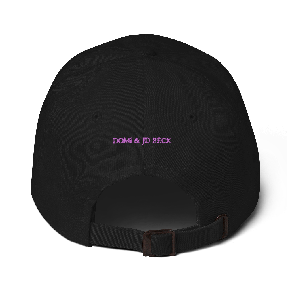 NOT TiGHT DAD HAT PURPLE EMBROiDERY BACK